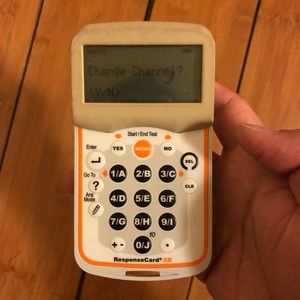 Clicker responsecard XR